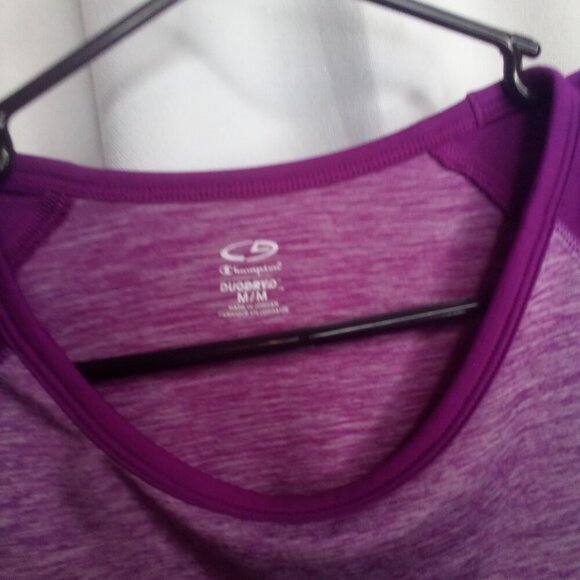 C9 Champion Shirt Women M Long Sleeve DuoDry Active Athletic Purple - Picture 6 of 16